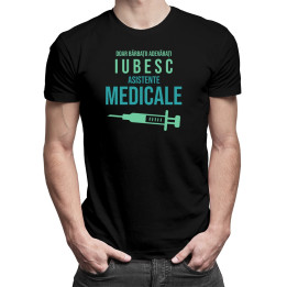 Doar bărbații adevărați iubesc asistente medicale- T-shirt pentru bărbați
