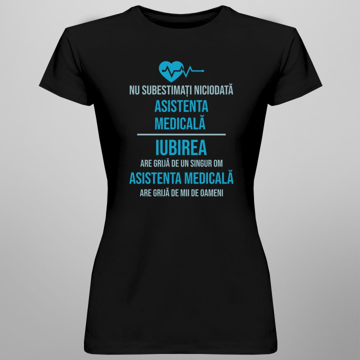 Nu subestimați niciodată asistenta medicală-Iubirea are grijă de un singur om, asistenta medicală are grijă de mii de oameni