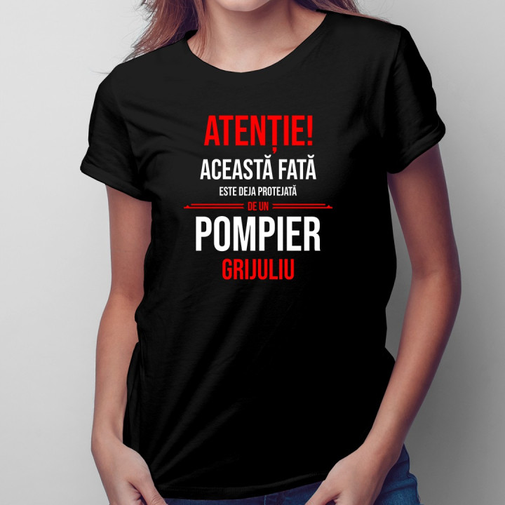 Atenție! Această fată este deja protejată de un pompier grijuliu