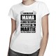 Fantastică Mamă a unui fiu super născut martie - T-shirt pentru femei