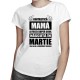 Fantastică Mamă a fiicei super cool născută în martie - T-shirt pentru femei
