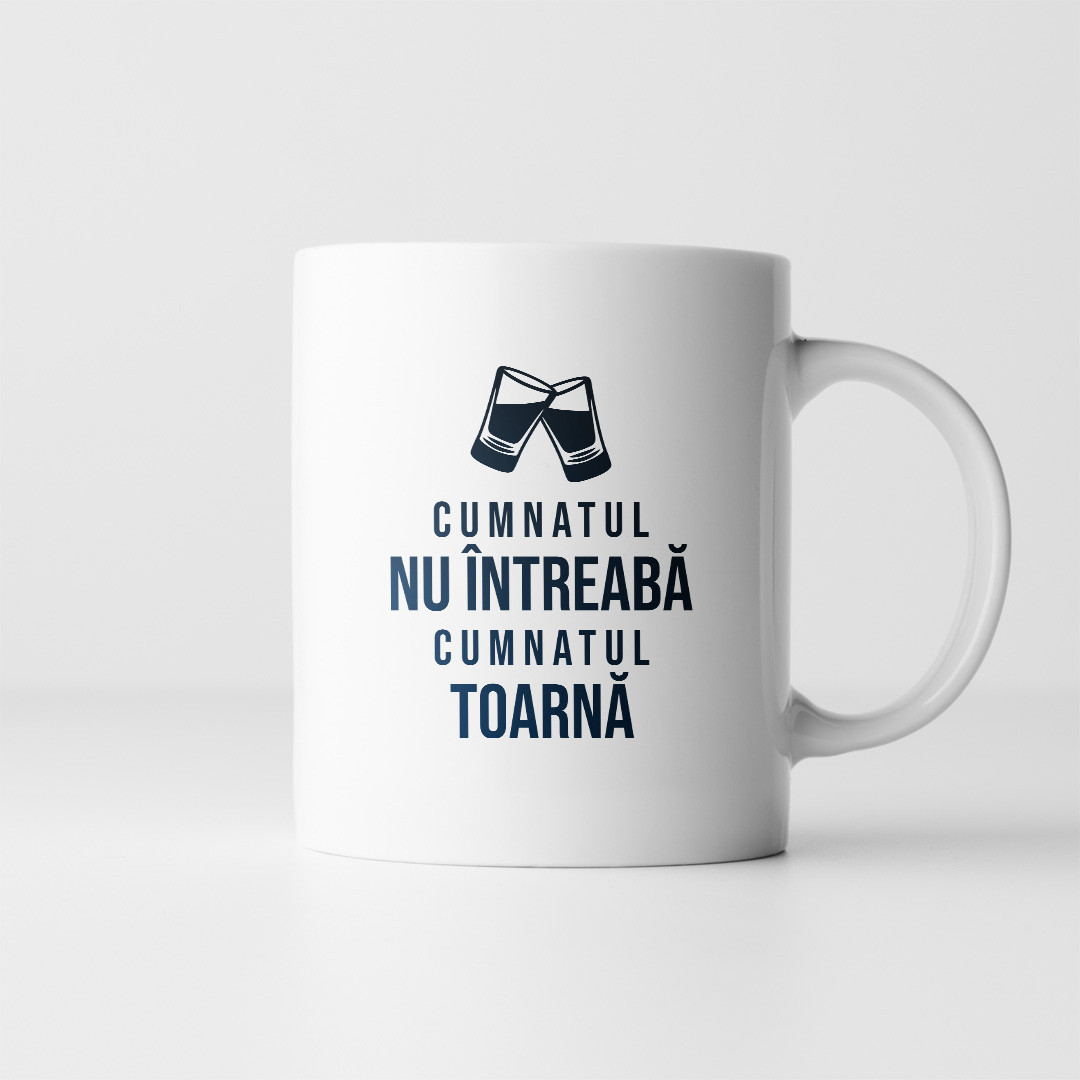 Cana amuzanta cadou cumnat - cumnatul nu intreaba, cumnatul toarna