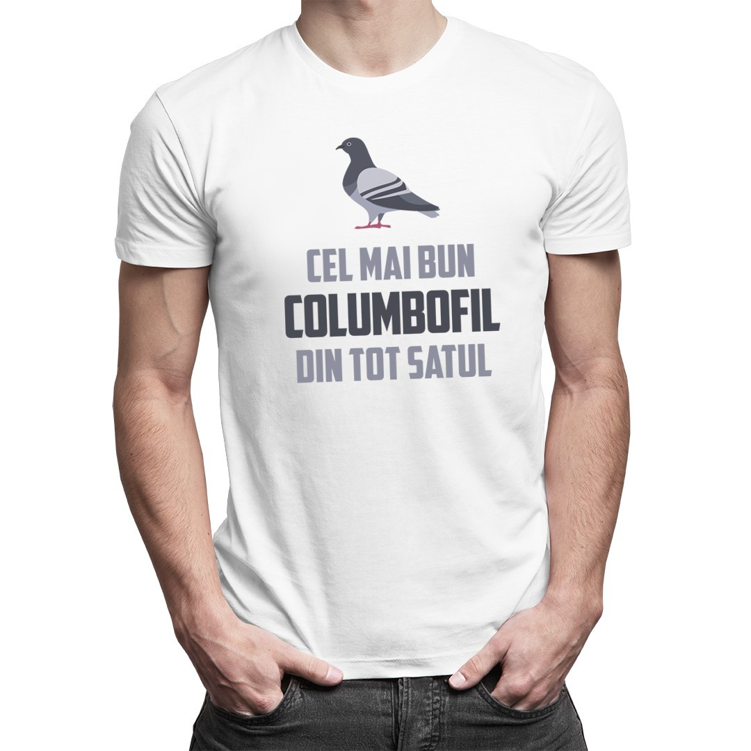 Cel mai bun columbofil din tot satul - tricou pentru bărbați cu imprimeu