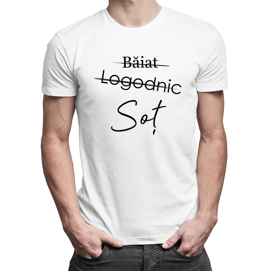 Băiat - Logodnic - Soț - tricou pentru bărbați