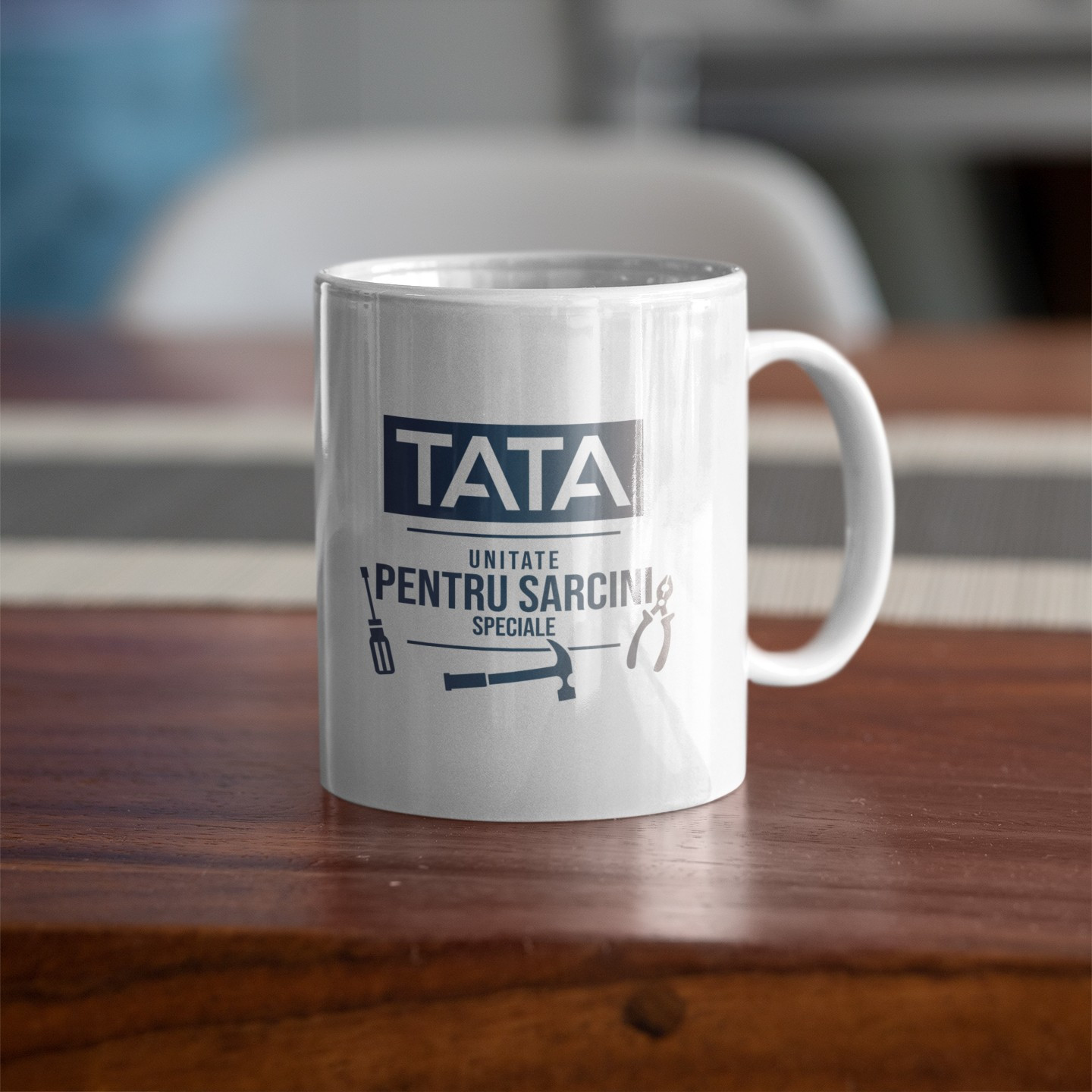 Tata - Unitate pentru sarcini speciale - cană ceramică cu imprimeu