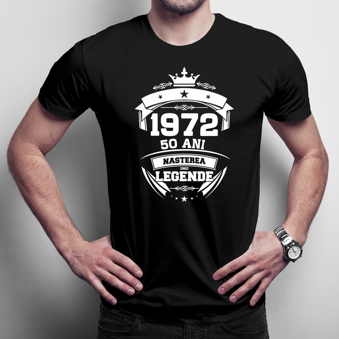 Nașterea unei legende 50 ani! - tricou pentru bărbați cu imprimeu